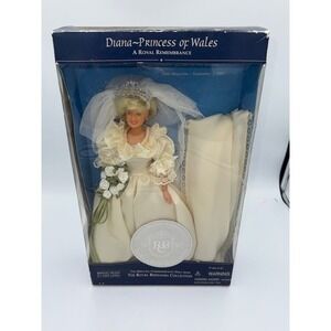 Diana Princess of Wales Royal Remembrance Commemorative Doll The Royal Britannia
